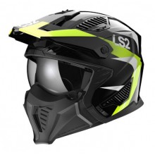 Шлем LS2 OF606 DRIFTER TRIALITY H-V YELLOW-06