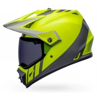 Шлем BELL MX-9 ADVENTURE MIPS DASH HI-VIZ YELLOW/GREY