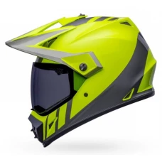 Шлем BELL MX-9 ADVENTURE MIPS DASH HI-VIZ YELLOW/GREY