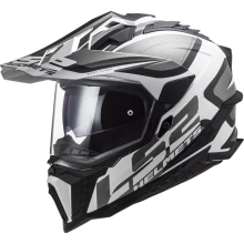 Шлем LS2 MX701 EXPLORER ALTER MATT BLACK WHITE