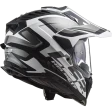 Шлем LS2 MX701 EXPLORER ALTER MATT BLACK WHITE