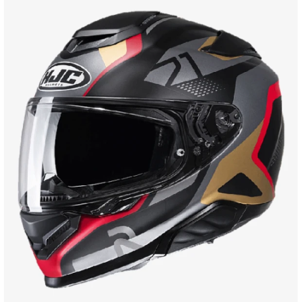 Шлем HJC RPHA71 HAPEL BLACK/RED/BRONZE