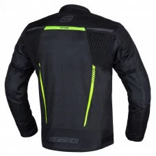 Куртка текстильная OZONE DELTA IV BLACK/FLUO YELLOW