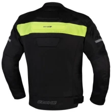 Куртка текстильная OZONE DART BLACK/FLUO YELLOW