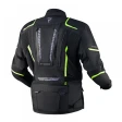 Куртка текстильная REBELHORN HIKER III BLACK/FLO YELLOW