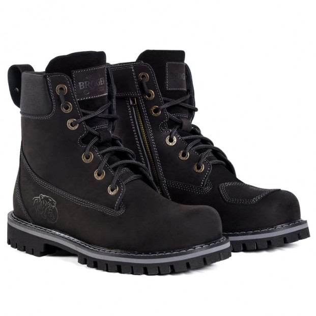 Ботинки кожаные BROGER ALASKA II VINTAGE BLACK
