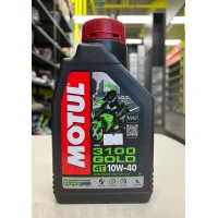 Масло Motul 3100 GOLD 10W40 4T моторное , полусинтетическое для четырехтактных двигателей мотоциклов, 1литр 113192