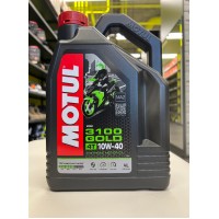 Масло Motul 3100 GOLD 10W40 4T моторное , полусинтетическое для четырехтактных двигателей мотоциклов, 4литра 113193