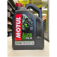 Масло Motul 3100 GOLD 10W40 4T моторное , полусинтетическое для четырехтактных двигателей мотоциклов, 4литра 113193