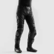 Штаны кожаные REBELHORN INFERNO BLACK