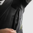 Куртка кожаная REBELHORN VELOCE BLACK/GREY/FLUO YELOW