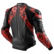 Куртка кожаная REBELHORN VELOCE CAMO BLACK/FLUO RED