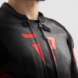 Куртка кожаная REBELHORN VELOCE CAMO BLACK/FLUO RED