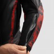 Куртка кожаная REBELHORN VELOCE CAMO BLACK/FLUO RED