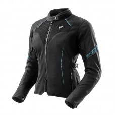 Куртка текстильная REBELHORN JAX LADY BLACK/BLUE LAGOON