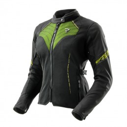 Куртка текстильная REBELHORN JAX LADY BLACK/FLUO YELLOW