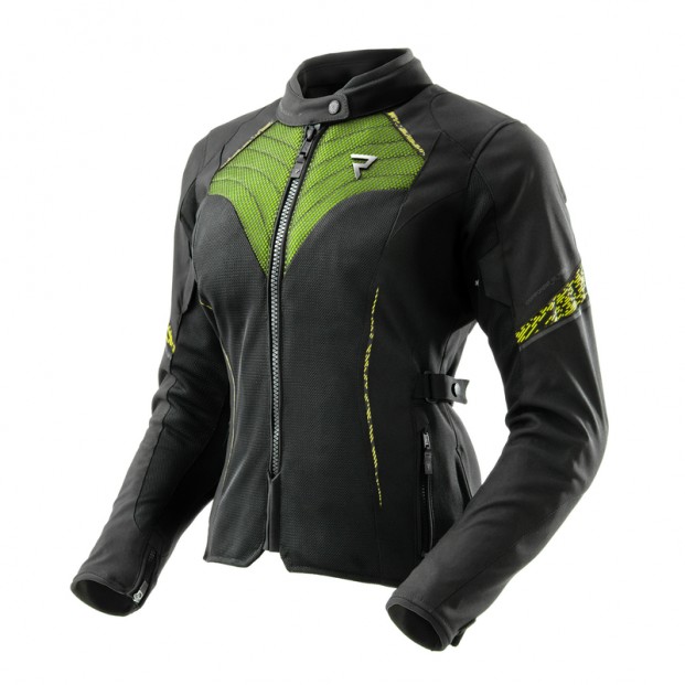 Куртка текстильная REBELHORN JAX LADY BLACK/FLUO YELLOW