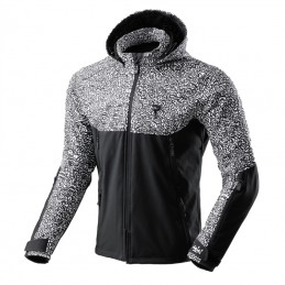Куртка текстильная REBELHORN SLASH NORIAKI BLACK/WHITE SOFTSHELL