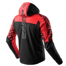 Куртка текстильная REBELHORN SLASH SPIDER BLACK/RED SOFTSHELL