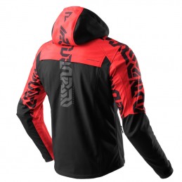 Куртка текстильная REBELHORN SLASH SPIDER BLACK/RED SOFTSHELL