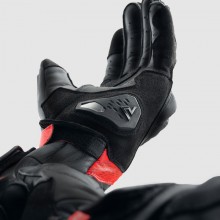 Перчатки REBELHORN VIPER BLACK/GREY/FLUO RED