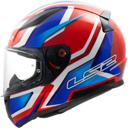 ШЛЕМ LS2 FF353 RAPID II FLITZ WHITE BLUE RED-06