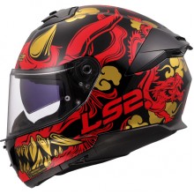 ШЛЕМ LS2 FF808 STREAM II DRAKO BLACK RED-06