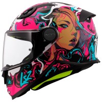 ШЛЕМ LS2 FF812 KID CYBERG PURPLE CYAN