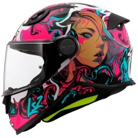 ШЛЕМ LS2 FF812 KID CYBERG PURPLE CYAN