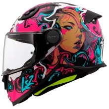 ШЛЕМ LS2 FF812 KID CYBERG PURPLE CYAN
