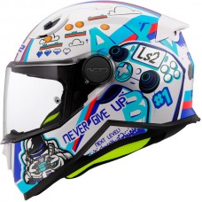 ШЛЕМ LS2 FF812 KID NEXT LEVEL WHITE