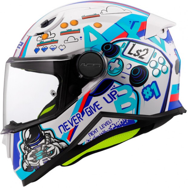 ШЛЕМ LS2 FF812 KID NEXT LEVEL WHITE