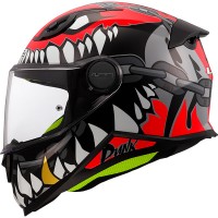 ШЛЕМ LS2 FF812 KID PUNK GREY RED