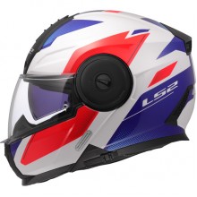 ШЛЕМ LS2 FF902 SCOPE II DURIA WHITE BLUE RED-06