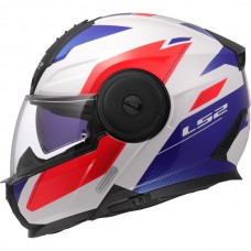 ШЛЕМ LS2 FF902 SCOPE II DURIA WHITE BLUE RED-06