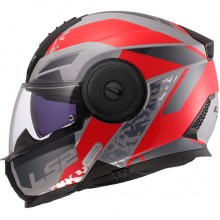 ШЛЕМ LS2 FF902 SCOPE II OXYD GREY RED-06