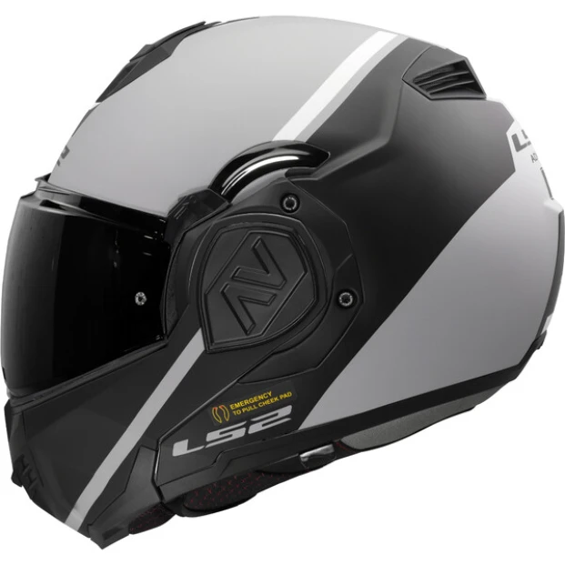 ШЛЕМ LS2 FF906 ADVANT SWIPE GREY BLACK-06