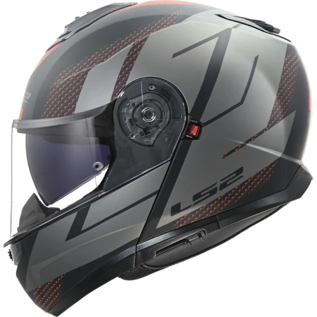 ШЛЕМ LS2 FF908 STROBE II CODE BLACK GREY-06
