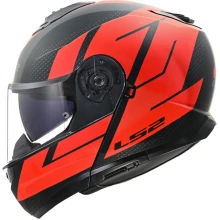 ШЛЕМ LS2 FF908 STROBE II CODE BLACK RED-06
