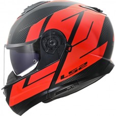 ШЛЕМ LS2 FF908 STROBE II CODE BLACK RED-06