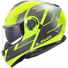 ШЛЕМ LS2 FF908 STROBE II CODE H-V YELLOW GREY-06