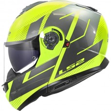 ШЛЕМ LS2 FF908 STROBE II CODE H-V YELLOW GREY-06