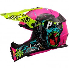 ШЛЕМ LS2 MX437 FAST II MINI GORILLA PURPLE-06