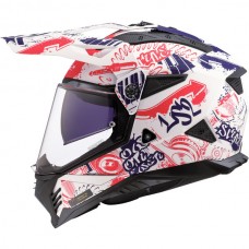 ШЛЕМ LS2 MX702 PIONEER II FANTASY WHITE BLUE RED-06
