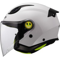ШЛЕМ LS2 OF622 FUNNY II SOLID WHITE