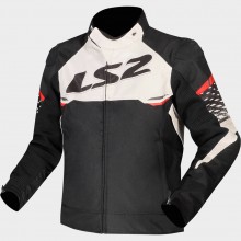 КУРТКА LS2 APEX MAN BLACK WHITE RED