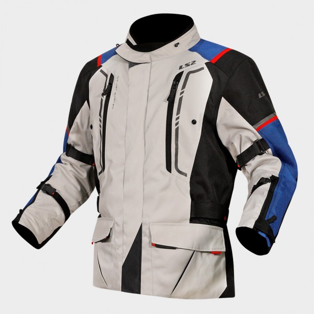 КУРТКА LS2 NARVIK MAN BLUE BLACK GREY RED