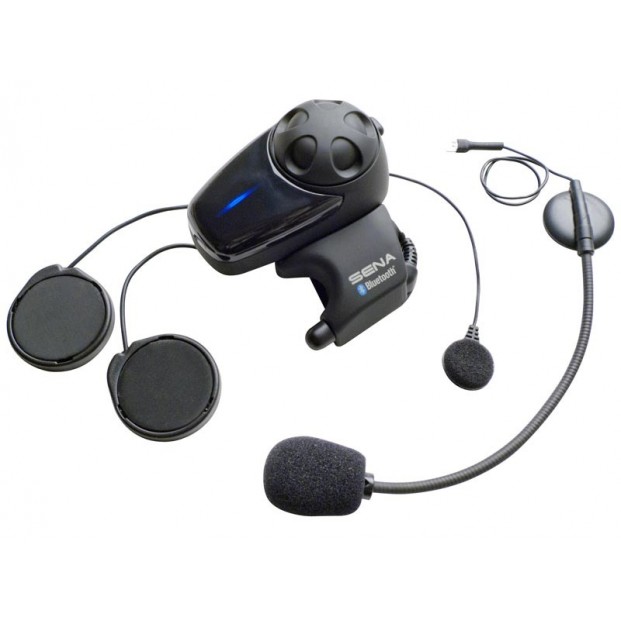 Bluetooth гарнитура Sena SMH10 Motorcycle Bluetooth Communication System with Universal Microphone Kit