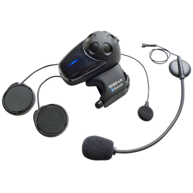 Bluetooth гарнитура Sena SMH10 Motorcycle Bluetooth Communication System with Universal Microphone Kit