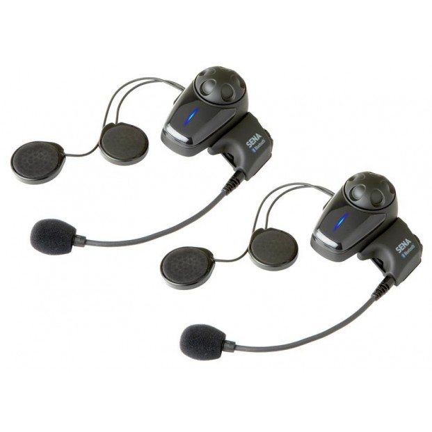 Bluetooth гарнитура Sena SMH10 Motorcycle Bluetooth Communication System with Universal Microphone Kit Dual Pack